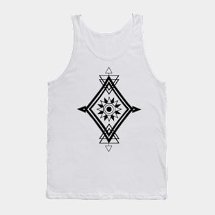 TRIANGLE ILLUSTRATION WITH SUN Tank Top